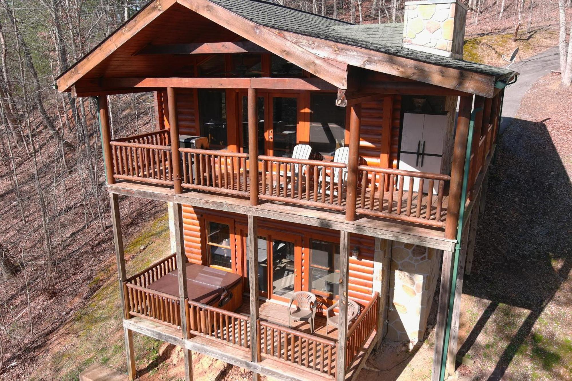 Private Smoky Mountain Luxury Log Home With 2 Fireplaces, Hot Tub & Community Pool Сивиървил Екстериор снимка